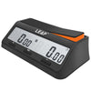 LEAP Digital Chess Clock Timer - Advanced Board Game Timer with Bonus & Delay Countdown Alarm, Black/Orange