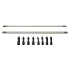 Meus Racing 1/10 Links Steel Chassis Links Kit For Traxxas Trx4 Axial Scx10 Tamiya Cco1 Redcat Gen8 1/10 Rc Crawler (145Mm)