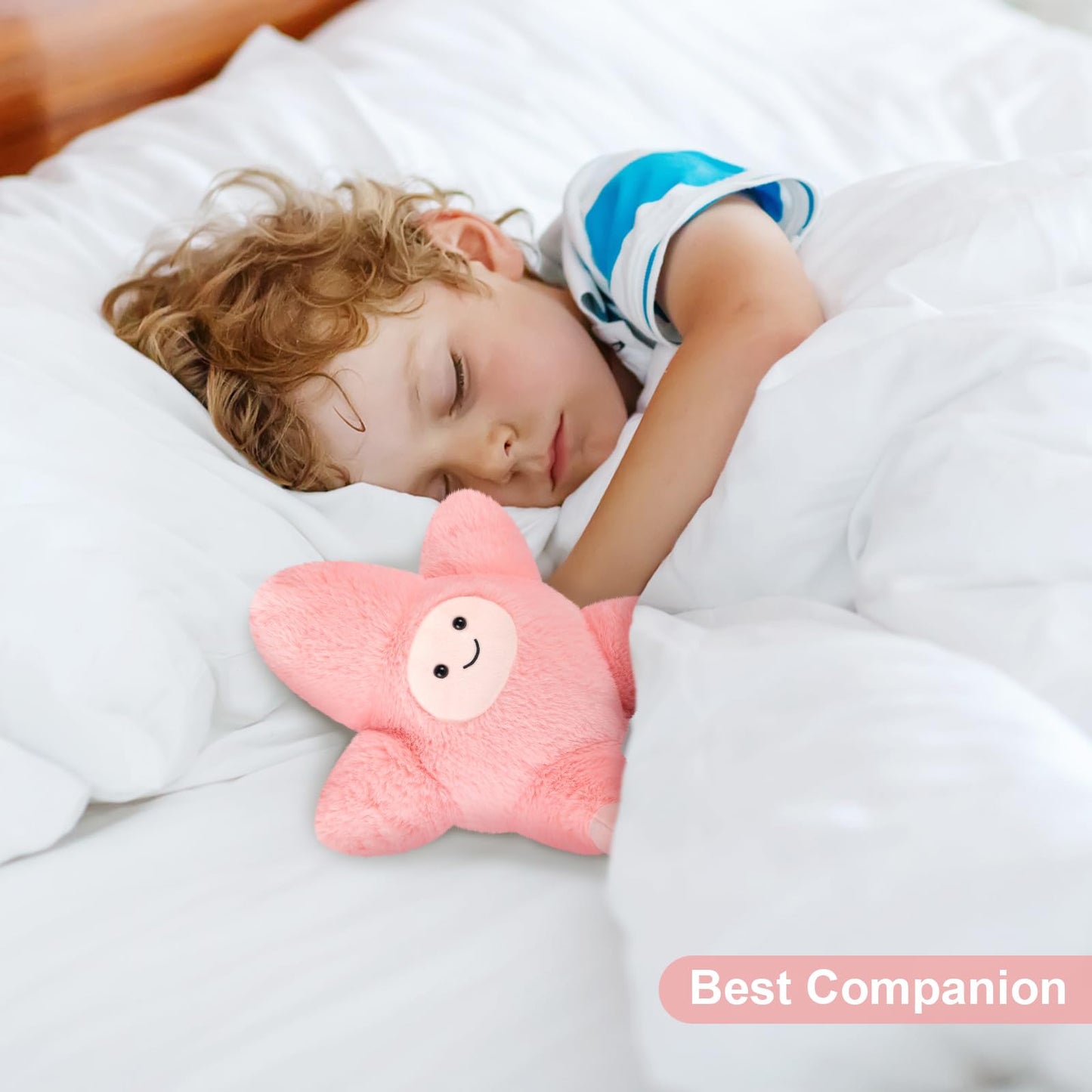 Suzzipals Heatable & Coolable Starfish Stuffed Animals, Microwave Heating Pad, Star Fish Plushies For Companion, Cute Starfish L