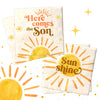 40Pcs Boho Sun Napkins-Here Comes The Son Baby Shower Decorations Retro Sunshine First Trip Around The Sun Disposable Paper Napk