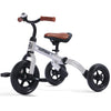 Ancaixin 3 In 1 Toddler Tricycles For 2-5 Years Old Boys Girls With Adjustable Seat Detachable Pedal And Bell, Foldable Baby Balance Bike Riding Toys, Kids Birthday Christmas New Year Gift (Silver)
