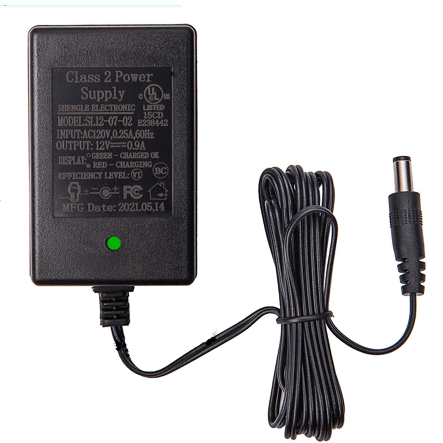 12 Volt Charger For 12V Kids Powered Ride On Car, 12V0.9A Charger For A Variety Of Electric Baby Carriage Ride On Toy Power Adap