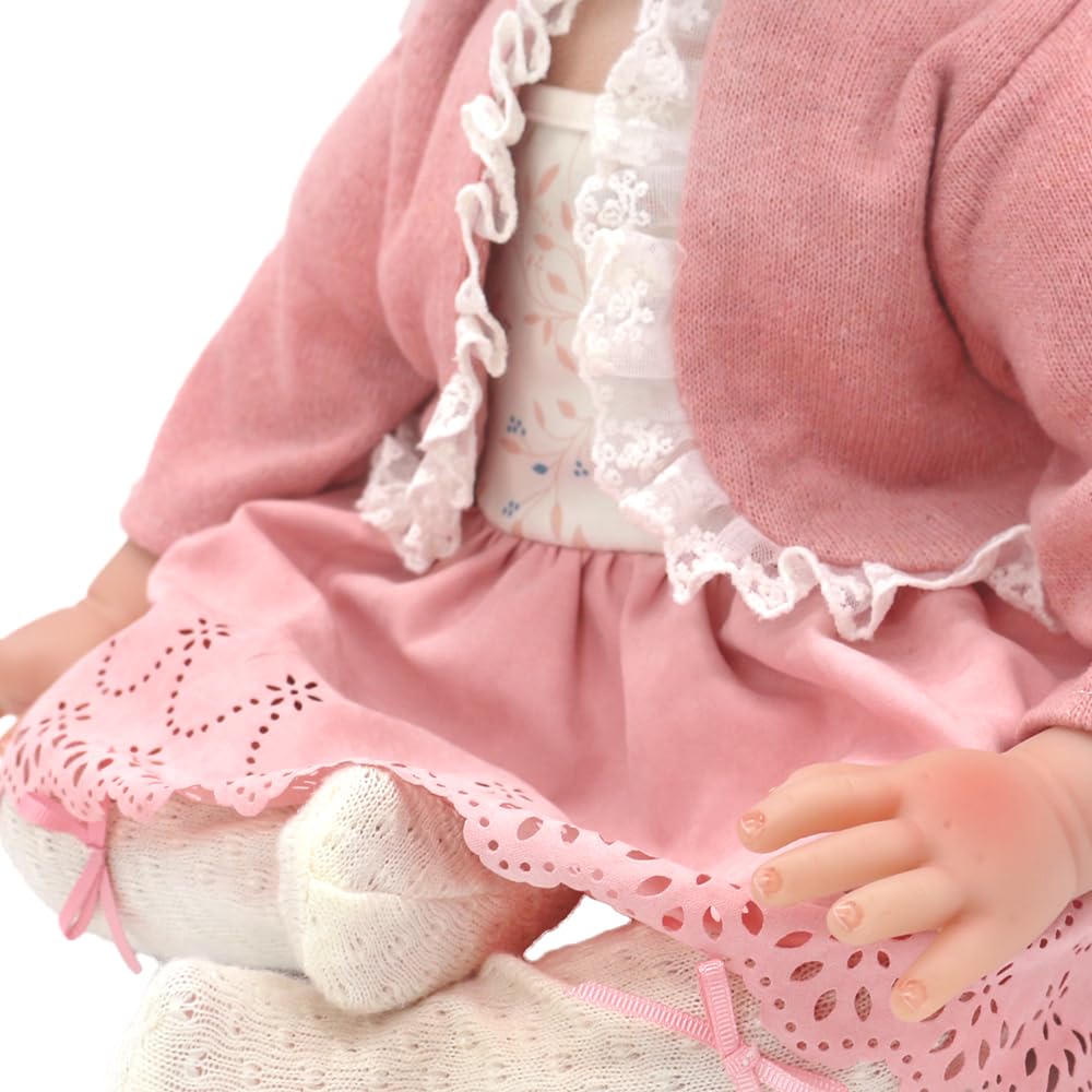 Otmoon 20 Inch Doll Clothes Outfits Doll Dress With Coat, Headband Socks 2-Packs For 20-22 Inch Doll (Not Include Doll)