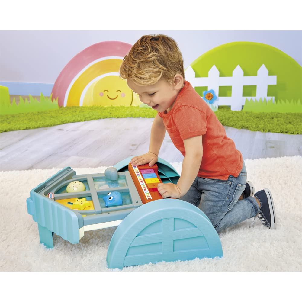 Little Tikes Learn & Play Look & Learn Window Activity Table, Educational Toy for Infants, Multicolor, Medium, Model 659591