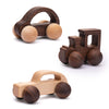 3Pcs Wooden Baby Toys,Baby Grasping Toys Push Car Toys Montessori Toys Wooden Toy Vehicles,#1