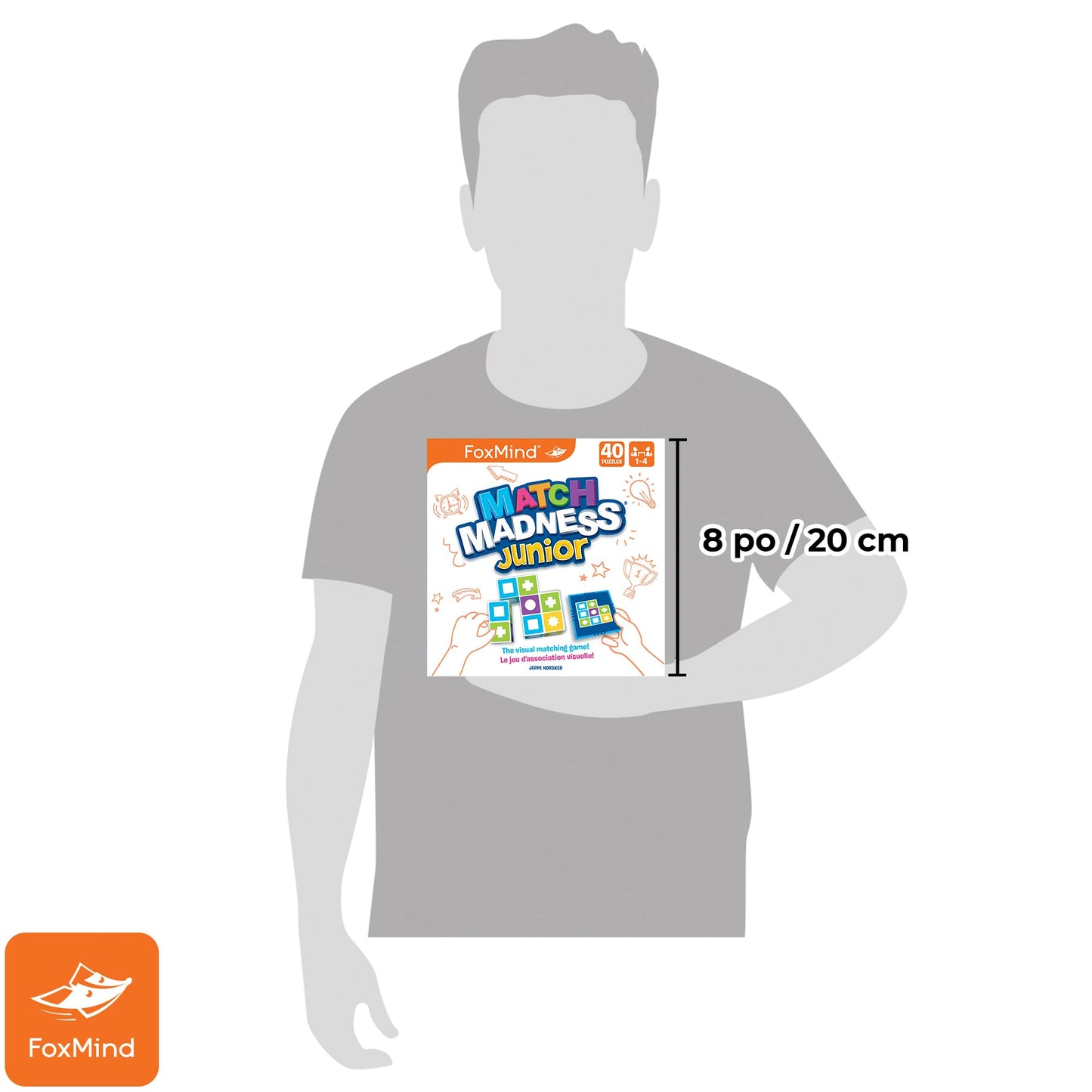 Foxmind Games: Match Madness Junior, A Pattern Matching Puzzle Game, Make The Match In A Flash, Develops Visual Recognition And Fine Motor Skills, Play With Up To 4 Players, For Ages 4 And Up