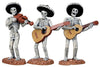 Lemax Spooky Town Skeleton Mariachi Band Assortment Of 3