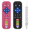 Fu Store 2Pack Silicone Teething Toys For Infant Toddlers Remote Control Shape Teethers For Babies Chew Toys Relief Soothe Gums