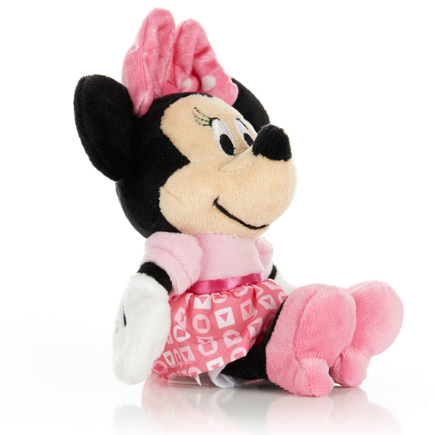 Kids Preferred Disney Baby Minnie Mouse Stuffed Animal Plush Toy Mini Jingler, 6.5 Inches