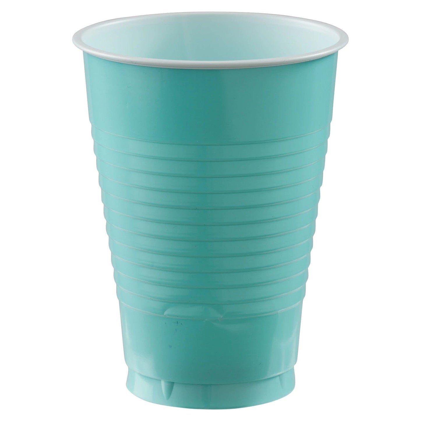 Robins Egg Blue Plastic Cups (12 Oz.) 50 Count