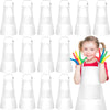 PLULON 15Pcs Kids Aprons with 2 Pockets Painting Aprons for Kids Aprons for Kids Bulk, Paint Apron Adjustable Children Chef Apro