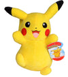 Pokemon 8" Pikachu Plush Toy - Soft Polyester Stuffed Animal - Yellow - Officially Licensed - Perfect Christmas Gift for Kids 2+