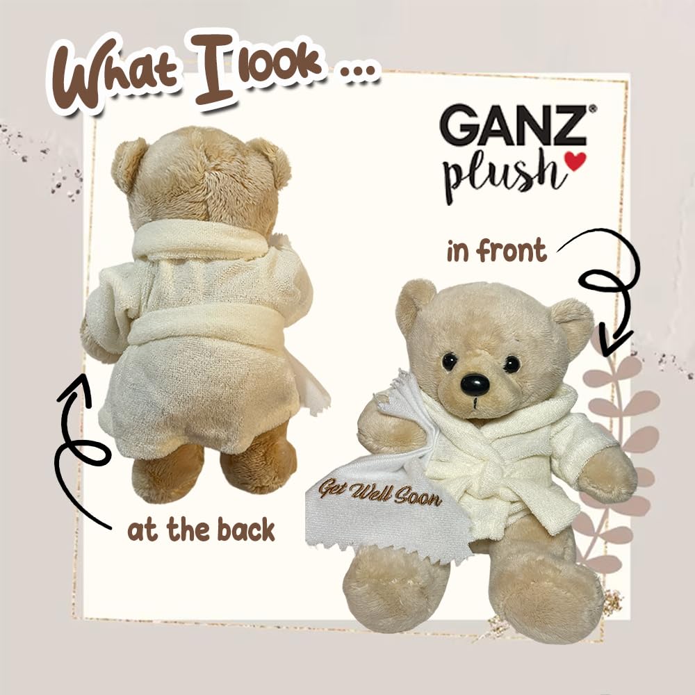 Get Well Soon Teddy Bear | Feel Better Gifts For Women, Men, Kids, Boys & Girls | Plush Bear For Recovery, Hospital Stay, Surger