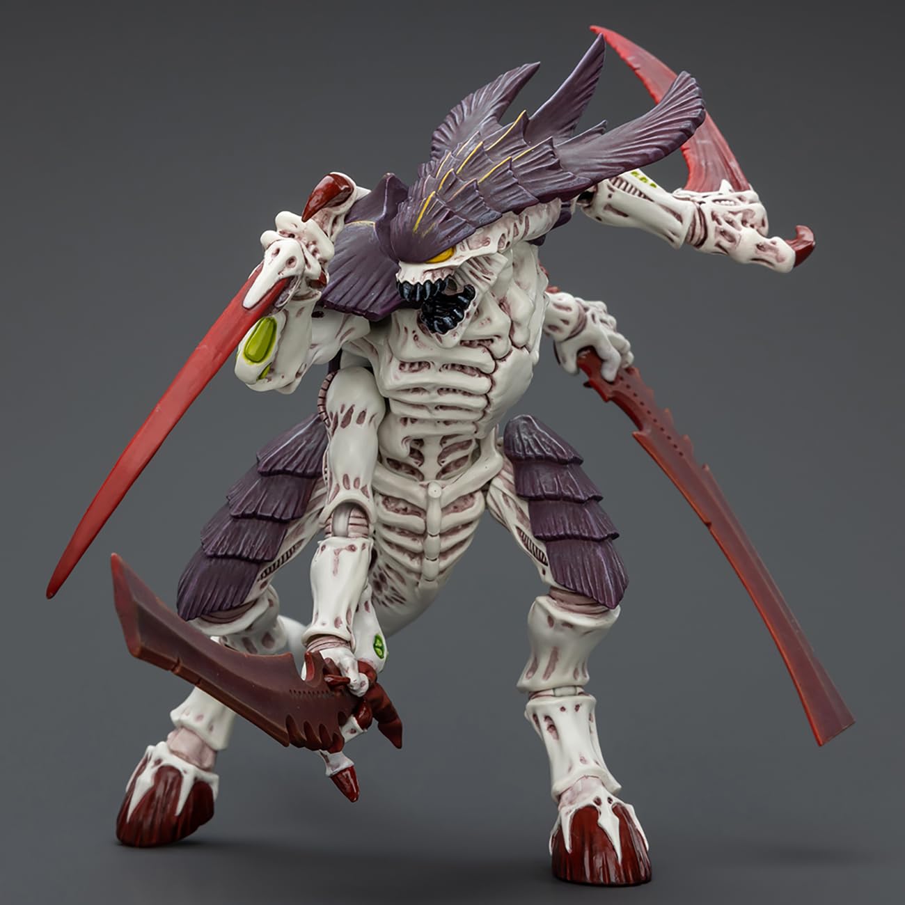 Joytoy Warhammer 40K 1/18 Action Figures, Tyranids Hive Fleet Leviathan Tyranid Warrior With Boneswords Perfect For Collectors &