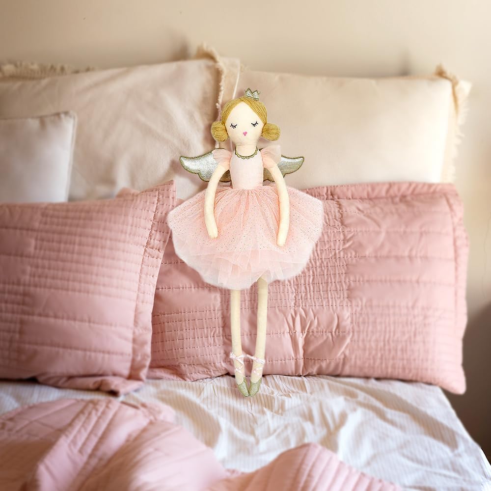 Mon Ami Sugar Plum Fairy Doll With Wings- 22 , Soft & Elegant Stuffed Plush Doll, Use As Toy Or Room D Cor For Kids Of All Ag