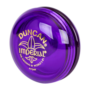 Duncan Imperial Yo-Yo, Beginner Purple Yo-Yo with Steel Axle, Plastic Body, Model 3124IM-ECHAP