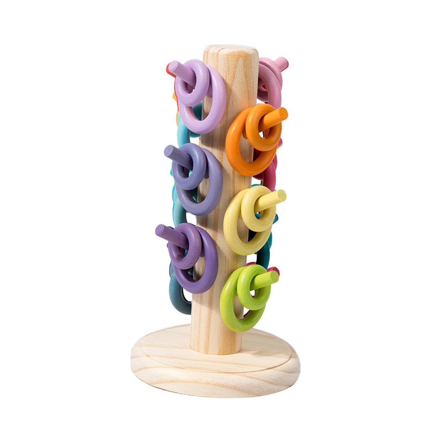 Loom Tree Counting Rings Early Learning Wooden Toys Montessori Toys For Kids Preschool B | Toys For Baby | Developmental Baby To