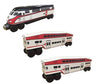 Whittle Shortline Railroad Caltrain MP36 3pc. Set