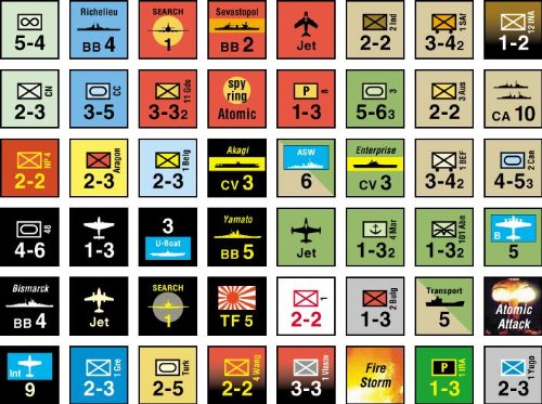 GMT Games A World at War Board Game - Large, Plastic, Multicolor, Model GMT 0303-13