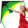 YFAFENGS Large Delta Kite for Kids & Adults - Easy to Fly Outdoor Kites for Kids Ages 8-10, Perfect for Beach & Family Activitie