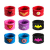 DeDeSoon Superhero Slap Bracelet Toys for Kids Boys & Girls Birthday Party Supplies Favors(9 Packs)