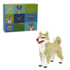 Larcele Micro Dog Building Blocks Mini Pet Building Toy Bricks, 814 Pieces Kljm-02(Female Shiba Inu)