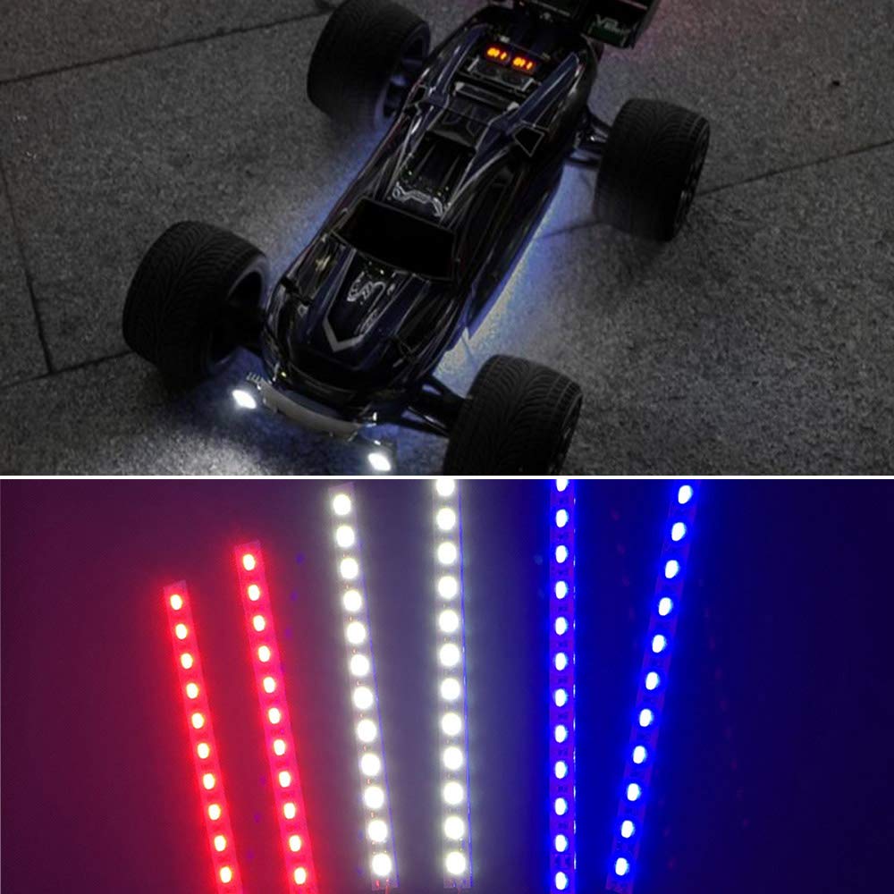Lafeina Drift Car Led Chassis Dazzle Light Decorative Lights Rc Car Accessories For 1/10 1/8 Scale Rc Model Car(Blue)
