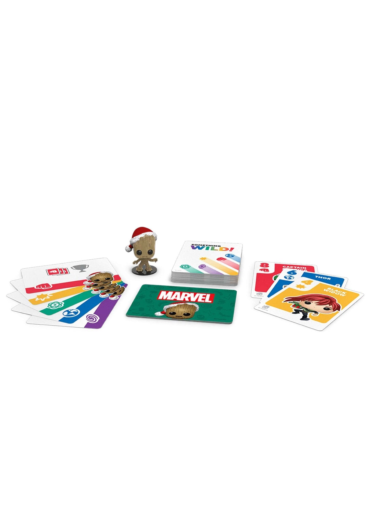Funko Something Wild! Guardians Of The Galaxy Holiday With Baby Groot Pocket Pop! Card Game For 2-4 Players Ages 6 And Up