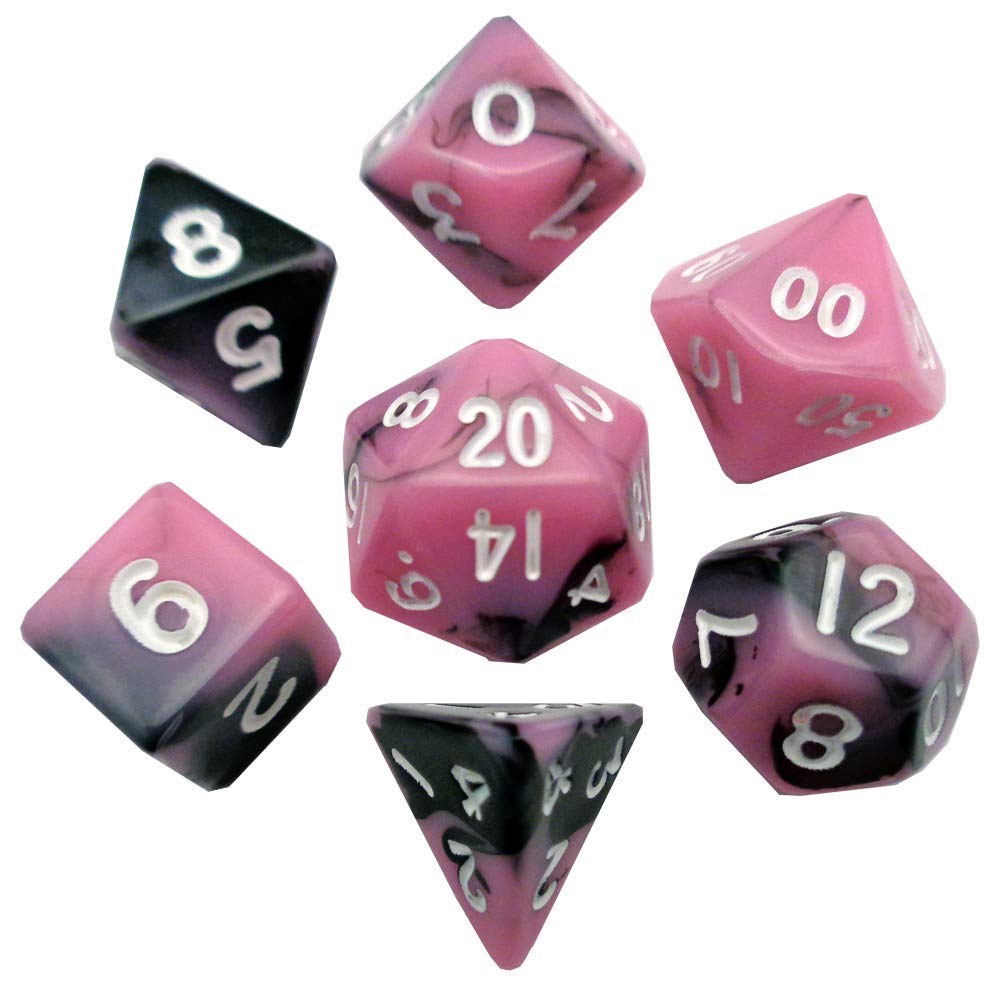 7-Set Mini: 10Mm: Pkbk W/Wh Numbers