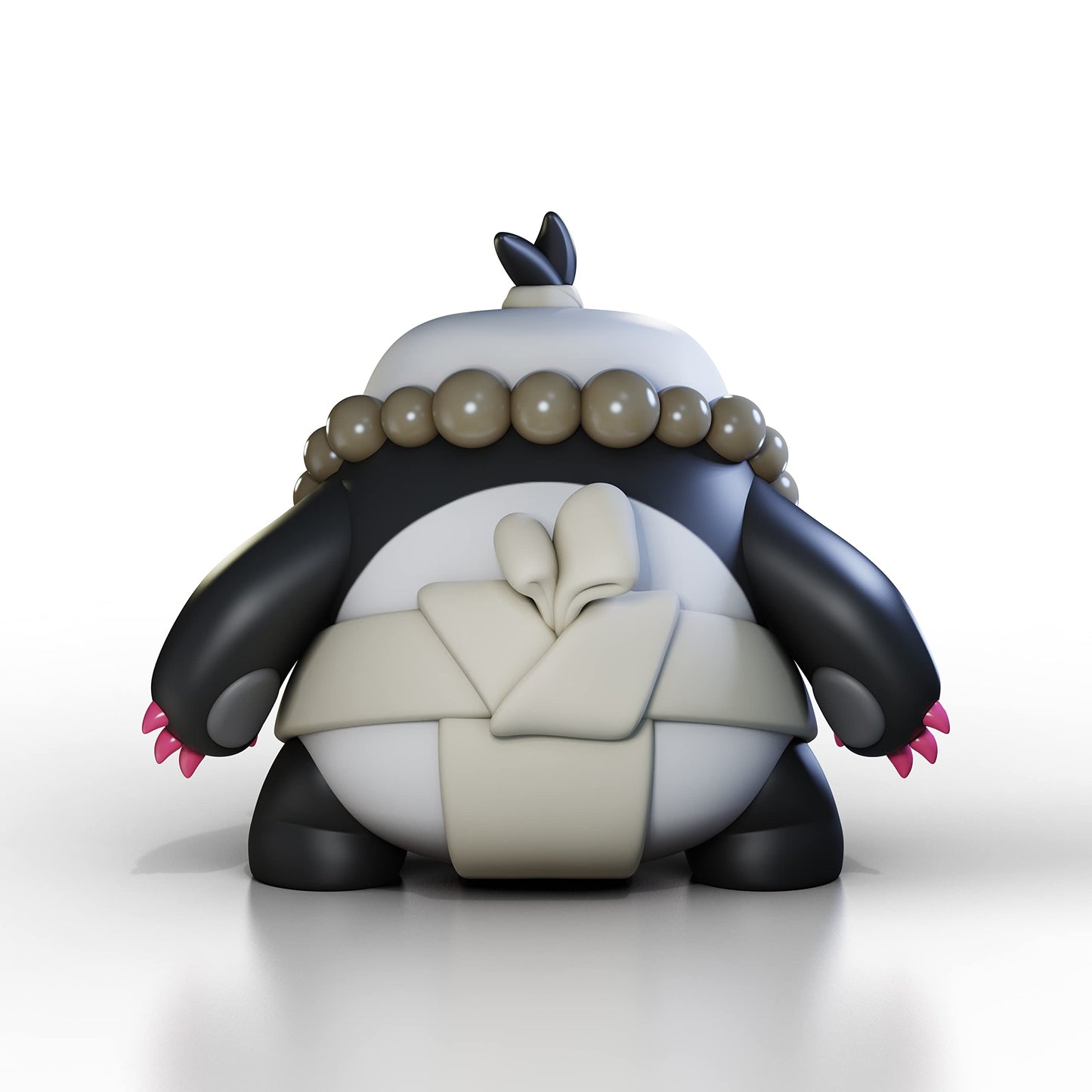 Qmx Ozeki Panda Qrew Art Vinyl,Black & White