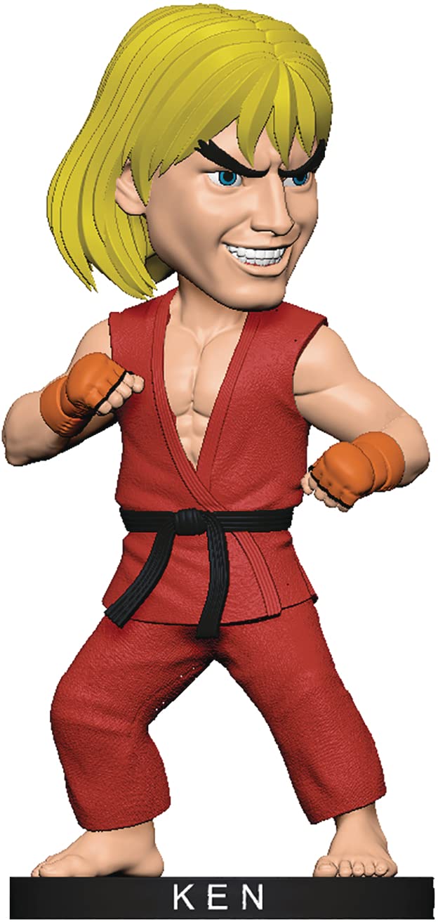 Icon Heroes - Street Fighter Ken Bobblehead,8 Inches