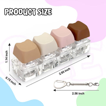 Keyboard Fidget Toy For Adults With Sound,Keyboard Clicker With Led Light ,Keychain Fidget Sensory Fun Toys For Anxiety Decompre