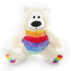 Plushland Rainbow Plush Teddy Bear - 12" Multicolor Polyester Toy - Model PLSOPHIE-BEAR for Kids