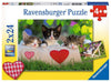Ravensburger 07801, Sleepy Kitten 2 X 24 Piece Puzzles In A Box, 2 X 24 Piece Puzzles For Kids, Every Piece Is Unique, Pieces Fit Together Perfectly, Multi