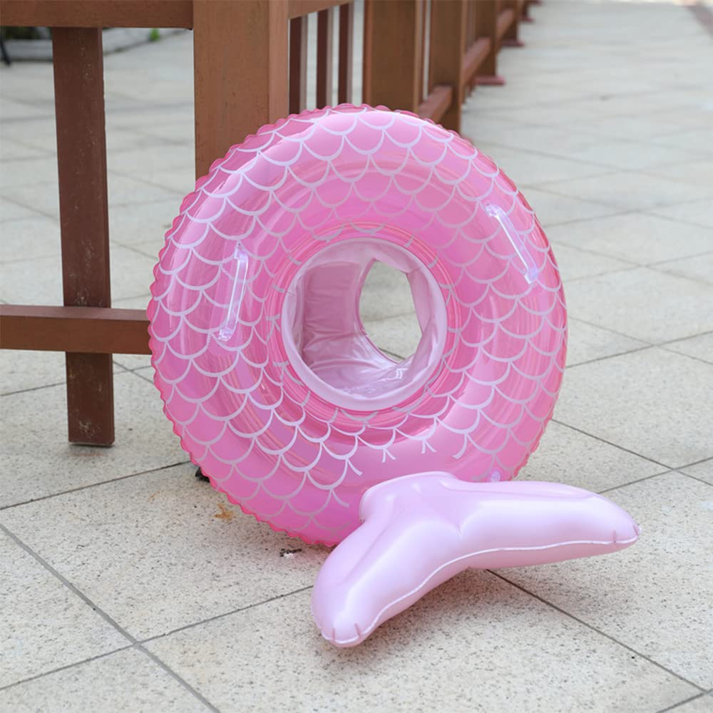 Baby Swimming Float Swim Ring Cute Floaties With Seat And Handle Pool Floats Toys Fun Water Raft Lounge Party Supplies For Infan