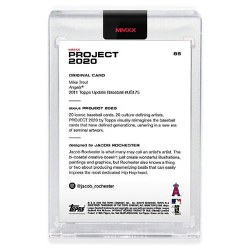 Topps Project 2020 Card 85-2011 Mike Trout by Jacob Rochester