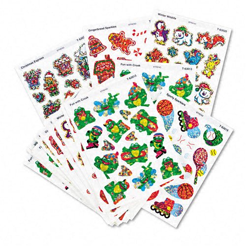 Trend Enterprises Sparkle Stickers, Pack of 800