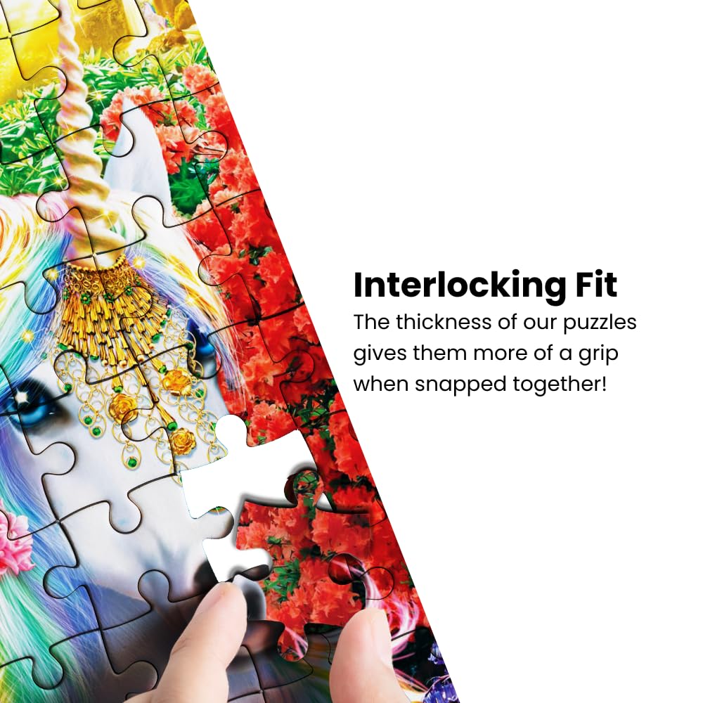 Masterpieces - 300 Piece Jigsaw Puzzle With Large Ez Grip Shapes, Glows In The Dark, Moonlit Dance, Activity Fun For Adults, Seniors, Family, Kids, 18' X 24'