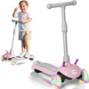 Scoothop Electric Scooter For Kids Ages 3-8, 3-Wheel Electric Scooter, Kids Electric Scooter With Led Light-Up Wheels, 3 Height