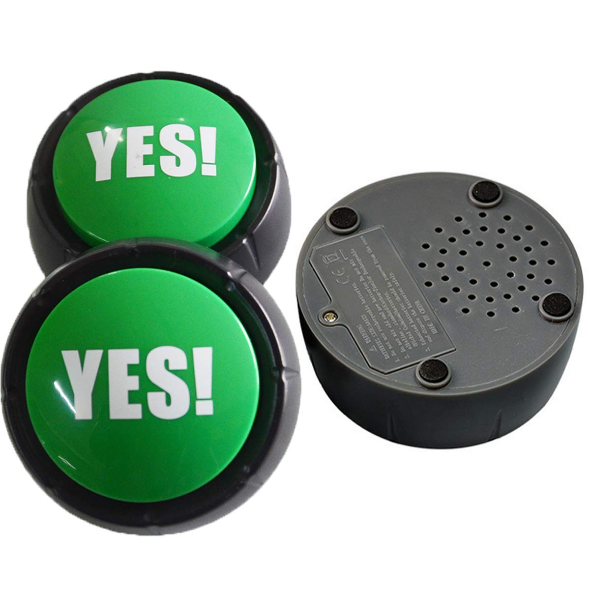 Jialitfun Yes No Button, No Button With Sound Yes Button For Desk Party Games Tools Holiday Supplies