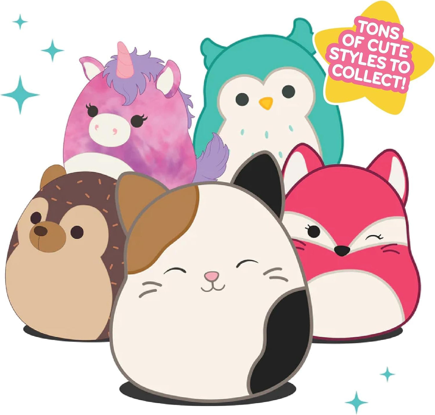 Squishmallows Mystery 10-Inch 3-Squish 2025 Value Pack - Get Three Large Official Jazwares Plush for Less - Collectible Soft & S