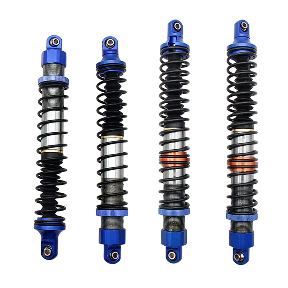 FLMLF Aluminum Front and Rear Oil Shocks Kit Blue Shocks Oil Filled For 1/5 Rc car Hpi Baja 5B SS 5T 5SC RC Car Parts