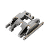 INJORA Brass Grey Skid Plate Transmission Mount CNC Upgrade for TRX4M 1/18 RC Crawler, 53g