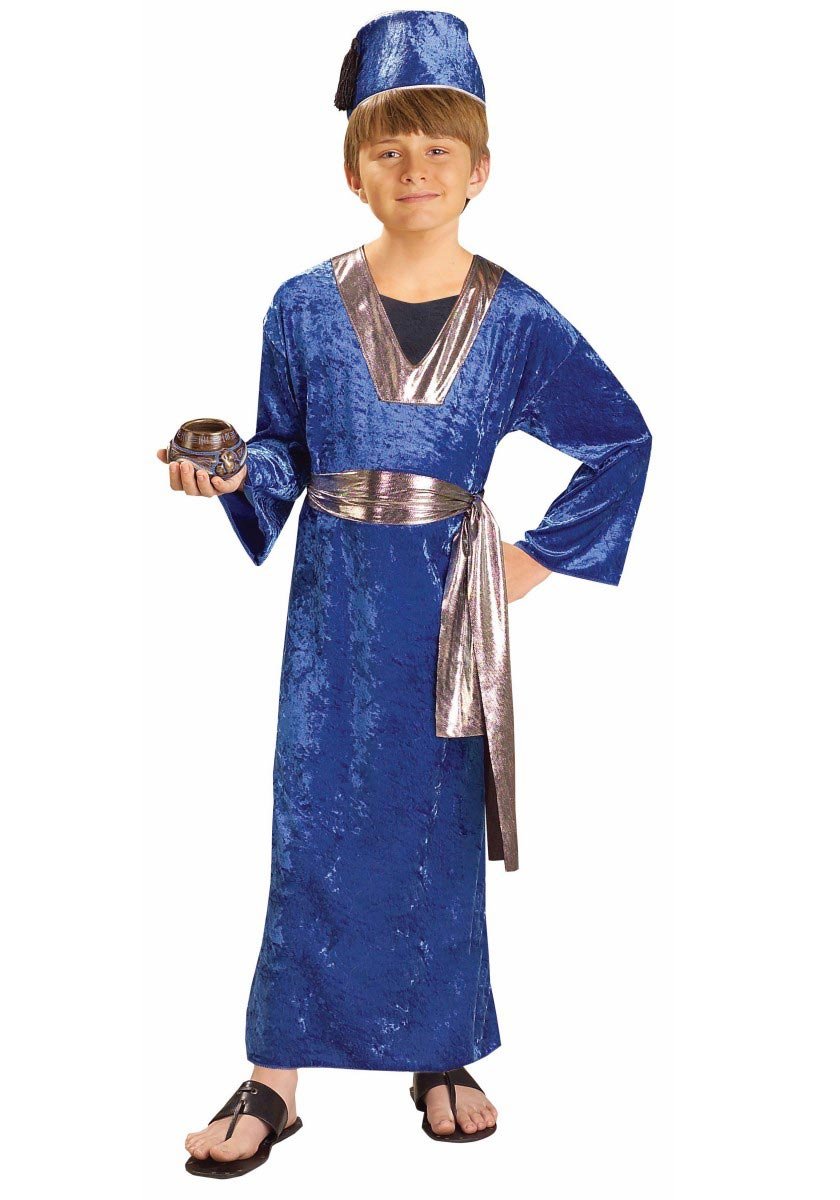 RG Costumes 90182-S Wiseman Costume - Blue - Size Child Small 4-6