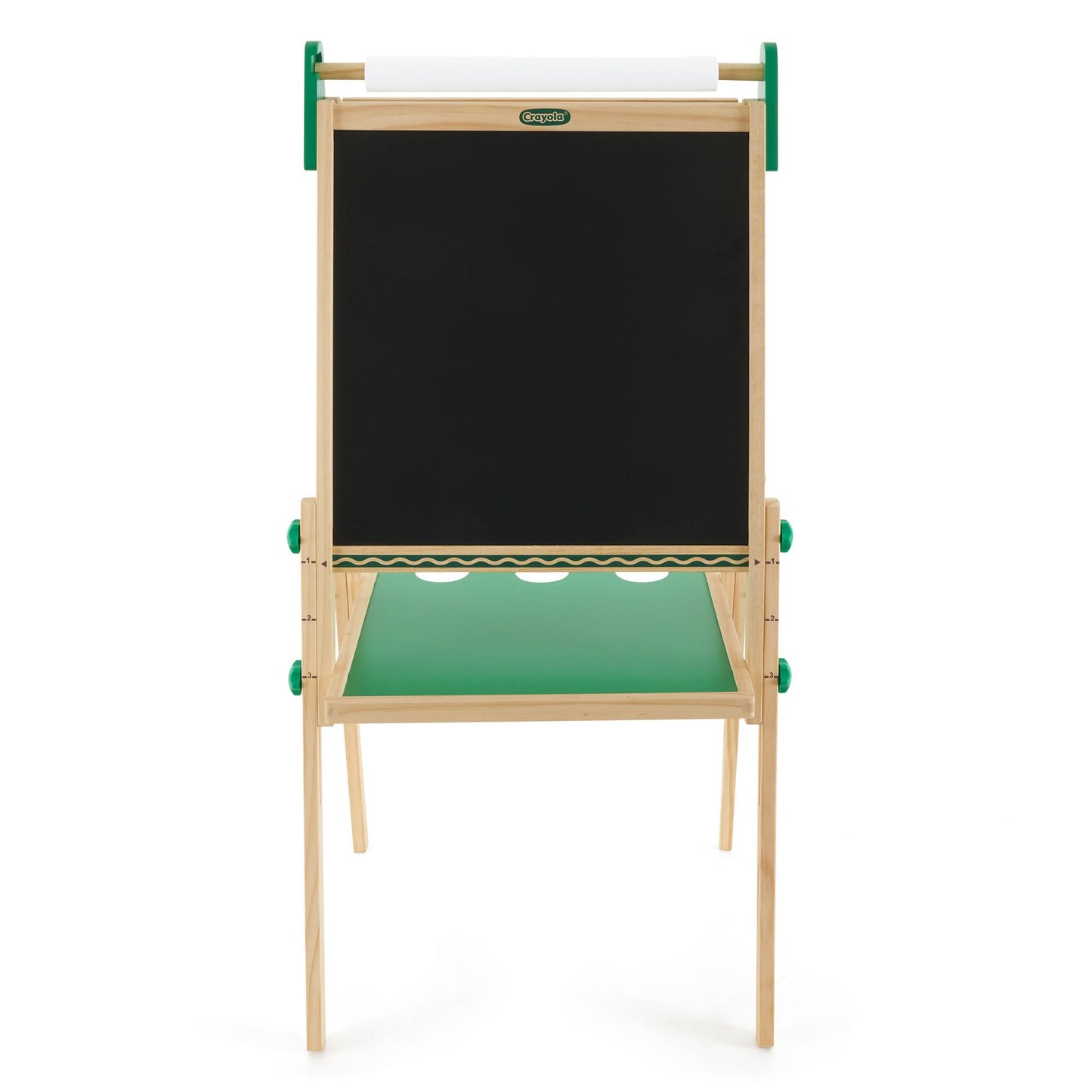 Crayola Wooden Art Easel For Kids, 2-In-1 Dry Erase Board & Chalkboard, Gifts For Toddlers, Ages 3, 4, 5