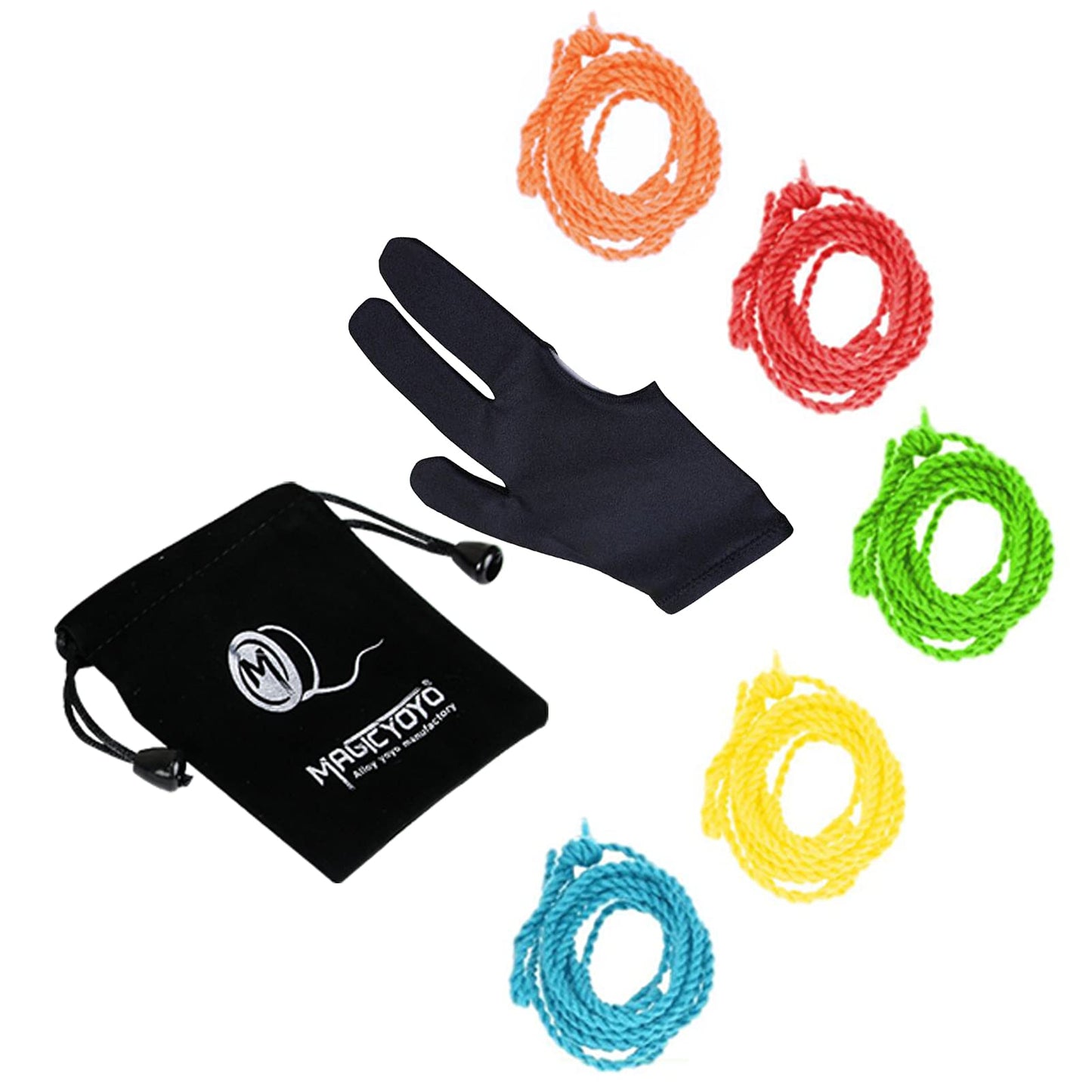 Magicyoyo Professional Yoyo Strings (Color Random), Yoyo Glove, Yoyo Bag