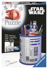 Ravensburger - 3D Puzzle Pencil Pot - Star Wars - Ages 6+ - 54 Numbered Pieces To Assemble Without Glue - Accessories Included -
