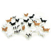 ERTL 1/64th Assorted Goats Set of 25 - Plastic, White, Model 12742