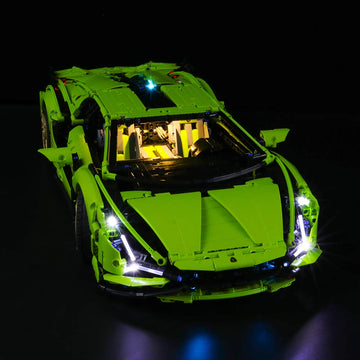 Lightailing Light Set For (Technic Lamborghini Sian Fkp 37) Building Blocks Model - Led Light Kit Compatible With Lego 42115(Not Included The Model)