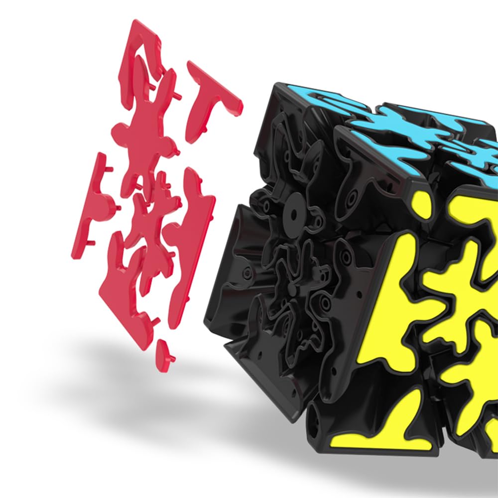 Gear 3X3 Speed Cube With Three-Dimensional Crazy Gear Structure